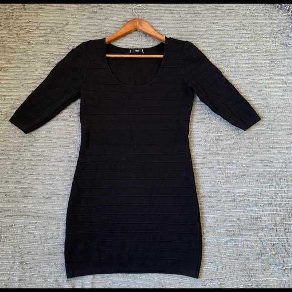 MNG BASICS fitted ribbed 3/4raglan sleeve bodycon - Picture 8 of 15